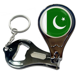 Pakistan Flag - Nail Clipper Bottle Opener