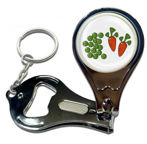 Peas and Carrots - Nail Clipper Bottle Opener Peas and Carrots - Nail Clipper Bottle Opener