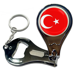 Turkey Flag - Nail Clipper Bottle Opener