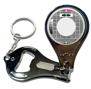 TV Test Card - Nail Clipper Bottle Opener