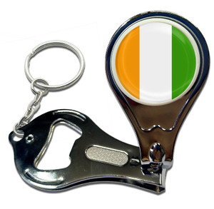 Ivory Coast Flag - Nail Clipper Bottle Opener