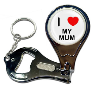 I Love My Mum - Nail Clipper Bottle Opener I Love My Mum - Nail Clipper Bottle Opener