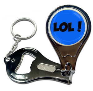 LOL! Laugh Out Loud! - Nail Clipper Bottle Opener LOL! Laugh Out Loud! - Nail Clipper Bottle Opener