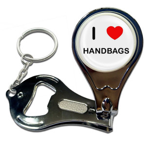 I Love Handbags - Nail Clipper Bottle Opener