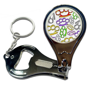 Knuckle Duster Pattern - Nail Clipper Bottle Opener Knuckle Duster Pattern - Nail Clipper Bottle Opener