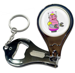 White Girl Robot - Nail Clipper Bottle Opener White Girl Robot - Nail Clipper Bottle Opener