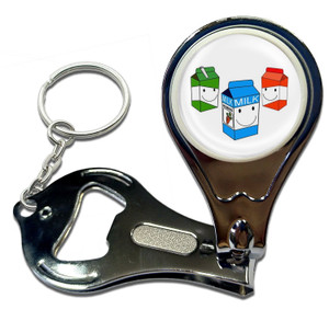 Milk & Juice Cartons - Nail Clipper Bottle Opener Milk & Juice Cartons - Nail Clipper Bottle Opener
