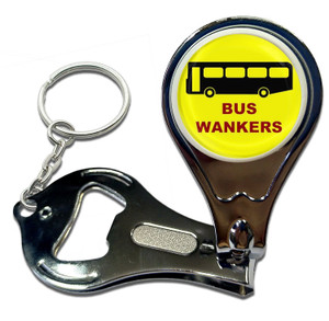 Bus Wankers - Nail Clipper Bottle Opener Bus Wankers - Nail Clipper Bottle Opener