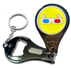 3D Glasses - Nail Clipper Bottle Opener