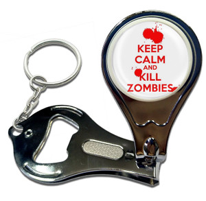 Keep Calm and Kill Zombies - Nail Clipper Bottle Opener
