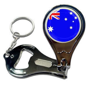 Australia Flag - Nail Clipper Bottle Opener