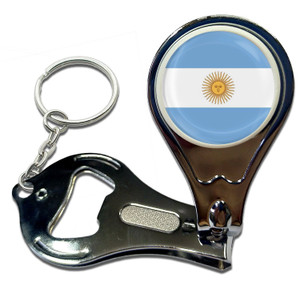 Argentina Flag - Nail Clipper Bottle Opener