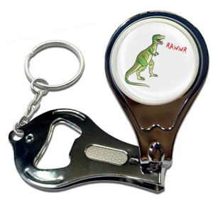 Dinosaur Rawwr! - Nail Clipper Bottle Opener