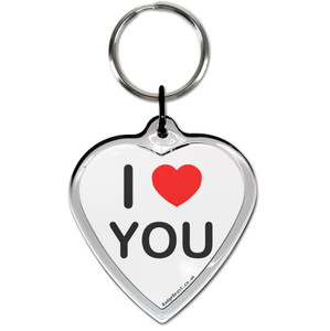 I Love You Small Heart Shaped Key Ring I Love You Small Heart Shaped Key Ring
