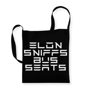 Elon Musk Sniffs Bus Seats Cotton Sling Bag Elon Musk Sniffs Bus Seats Cotton Sling Bag
