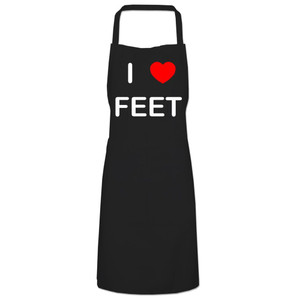 I Love Feet - Apron
