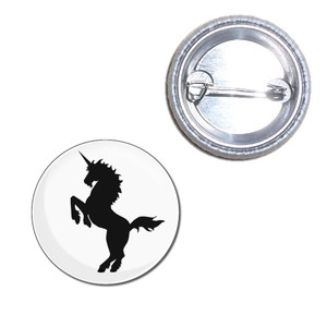 Unicorn Silhouette - Button Badge Unicorn Silhouette - Button Badge