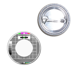 TV Test Card - Button Badge TV Test Card - Button Badge