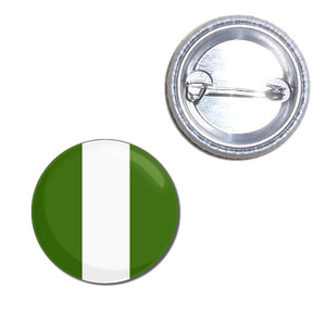 Nigeria Flag - Button Badge Nigeria Flag - Button Badge