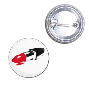 Lipstick - Button Badge