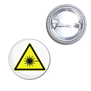 Laser Radiation - Button Badge