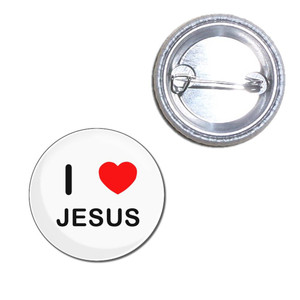 I Love Jesus - Button Badge