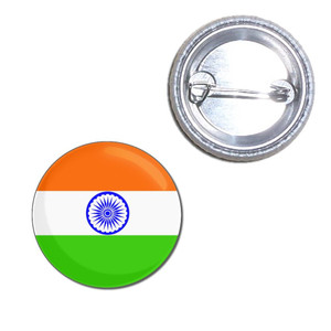 India Flag - Button Badge