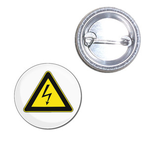 High Voltage - Button Badge High Voltage - Button Badge
