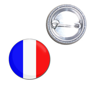 France Flag - Button Badge