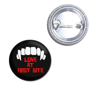 Love At First Bite - Button Badge Love At First Bite - Button Badge