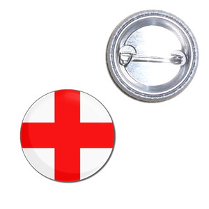 England Flag - Button Badge