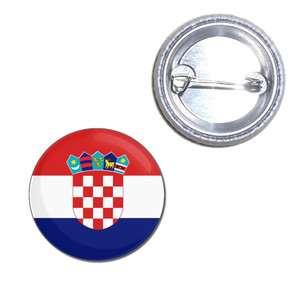 Croatia Flag - Button Badge