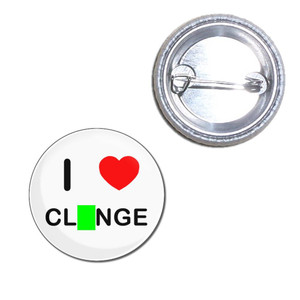 I Love Clunge - Button Badge I Love Clunge - Button Badge