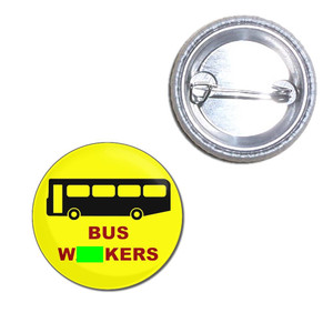 Bus Wankers - Button Badge Bus Wankers - Button Badge
