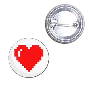 Portachiavi Con Badge Da 55mm I Love Tacos - Button Personalizzato BadgeBeast.co.uk