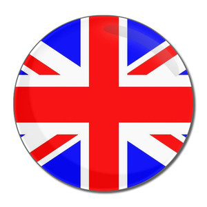 Union Jack UK Flag - Round Compact Mirror