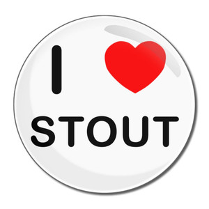 I Love Stout - Round Compact Mirror