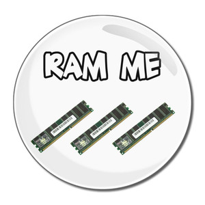 Ram Me - Round Compact Mirror