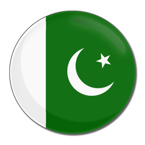 Pakistan Flag - Round Compact Mirror