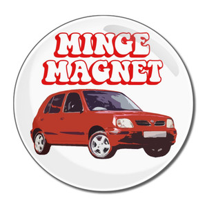 Minge Magnet - Round Compact Mirror