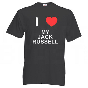 I Love My Jack Russell - T Shirt I Love My Jack Russell - T Shirt
