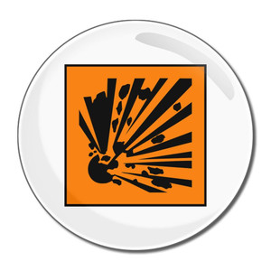 Explosives - Round Compact Mirror