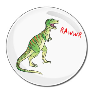 Dinosaur Rawwr! - Round Compact Mirror
