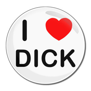 I Love Dick - Round Compact Mirror