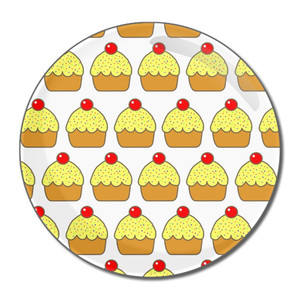 Cupcake Pattern - Round Compact Mirror Cupcake Pattern - Round Compact Mirror