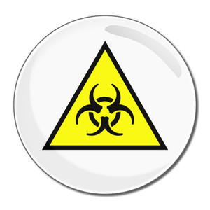 Biohazard - Round Compact Mirror Biohazard - Round Compact Mirror