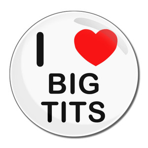 I Love Big Tits - Round Compact Mirror I Love Big Tits - Round Compact Mirror