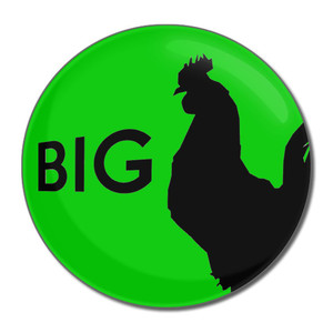 Big Cock - Round Compact Mirror