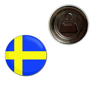 Sweden Flag - Fridge Magnet Bottle Opener Sweden Flag - Fridge Magnet Bottle Opener