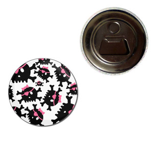 Skull Bow Pattern - Fridge Magnet Bottle Opener Skull Bow Pattern - Fridge Magnet Bottle Opener
